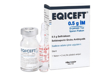 EQICEFT- IM 500 MG 1 FLAKON