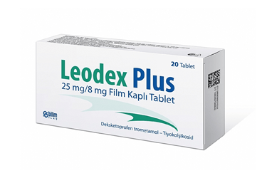LEODEX PLUS 25 MG/8 MG 14 FILM KAPLI TABLET