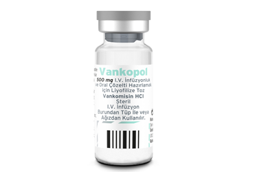 VANKOPOL 500 MG IV INFUZYONLUK VE ORAL COZELTI HAZIRLAMAK ICIN LIYOFILIZE TOZ, 1 FLAKON