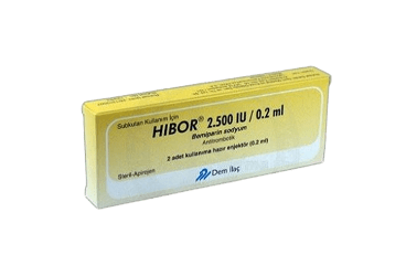 HIBOR 2500 IU/0,2 ML KULLANIMA HAZIR 2 ENJEKTOR