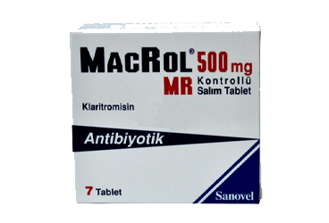 MACROL 500 MG MR 7 KONTROLLU SALIM TABLET