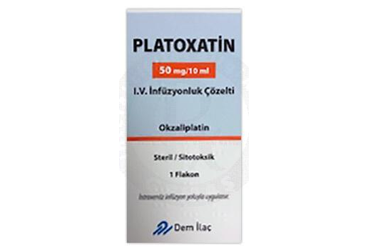 PLATOXATIN 50 MG / 10 ML I.V. INFUZYONLUK COZELTI