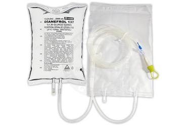 DIANEFROL 137 %1,36 GLUKOZ ICEREN PERITON DIYALIZ COZ. 2500 ML CIFT TORBA ALETLI PERITON DIYALIZ CIHAZ SETI+MINI KAPAK ILE