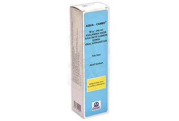 AQUA-CARBO 50 G/240 ML KULLANIMA HAZIR SULU AKTIF KARBON ICEREN SUSPANSIYON